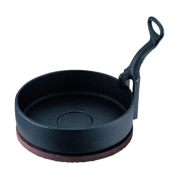 池永 IK鉄 ギョーザ鍋 ハンドル木台付 15cm AGY5501 1個