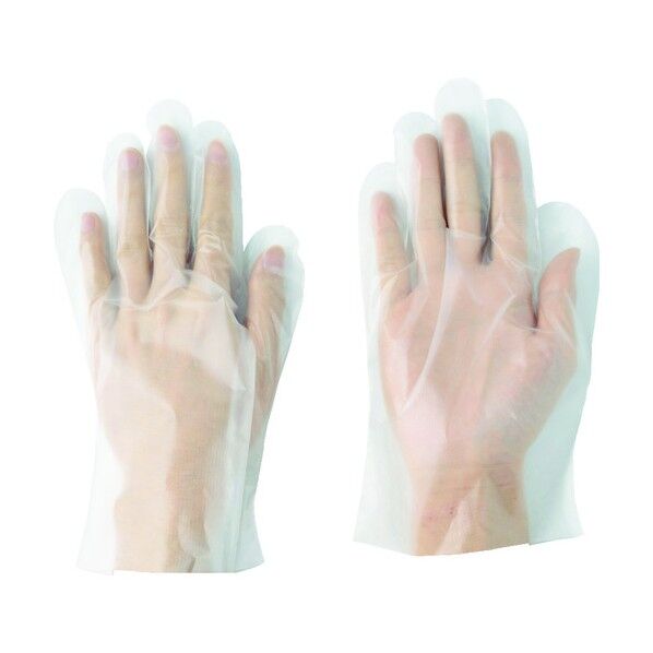 ポリエチレン手袋 内エンボス 100枚入 クリア L #2013 100枚