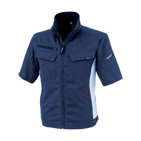 裏綿ストレッチ半袖ブルゾン SS 1511-19-SS 1点