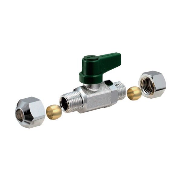 ボールバルブ フリーボール M11型 (黄銅) リングジョイント×リングジョイント