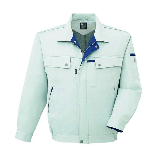 冬 長袖ブルゾン シルバーグレー色 LLサイズ WA20151-6-LL 1点