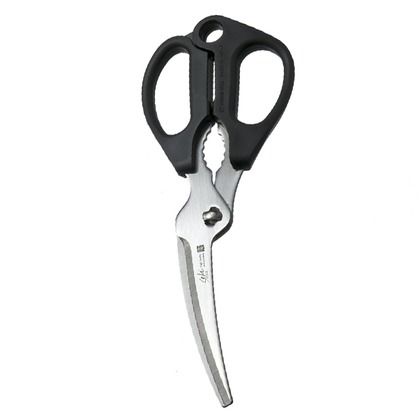 ステンレス製引き切り型キッチンはさみ 全長:220mm BKTR501 1点