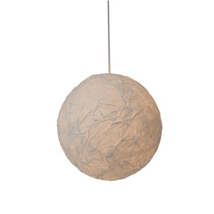 日本製和紙照明　和紙固め1灯ペンダントライト WH snowman ＷＨ Φ340mm×H320mm SPN1-1021 1