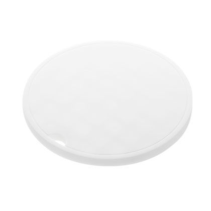 アクア　シリコン鍋敷き　丸型 ホワイト 幅16×奥行16×高さ1cm 1