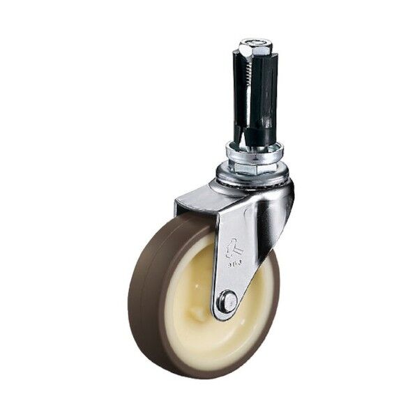 EUシリーズ自在ウレタン車65mm 平戸車 4202EUUR65 1個