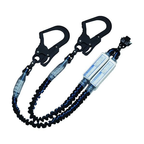 じゃばらランヤード (オールアルミフック&ペダルフック)