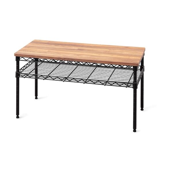 アイリスオーヤマ 537160 カラーメタルラック テーブル ブラック CMM-T76362-B (537160) 1点...