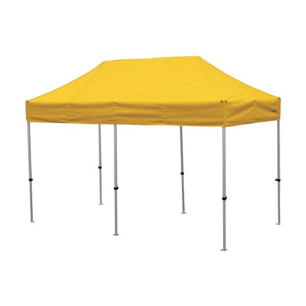 かんたんてんと 1.8m×3.6mオールアルミフレーム 黄 KA/2WA-Y 1点