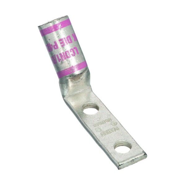 銅製圧縮端子 2穴 幅細取付板 LCDN1/0-56DH-X 10個