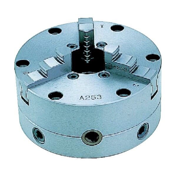 芯振れ調整型3ツ爪スクロールチャック(一体爪タイプ)