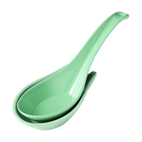 C-77 メラミンデラックスレンゲ 青磁 RLV114R 1個