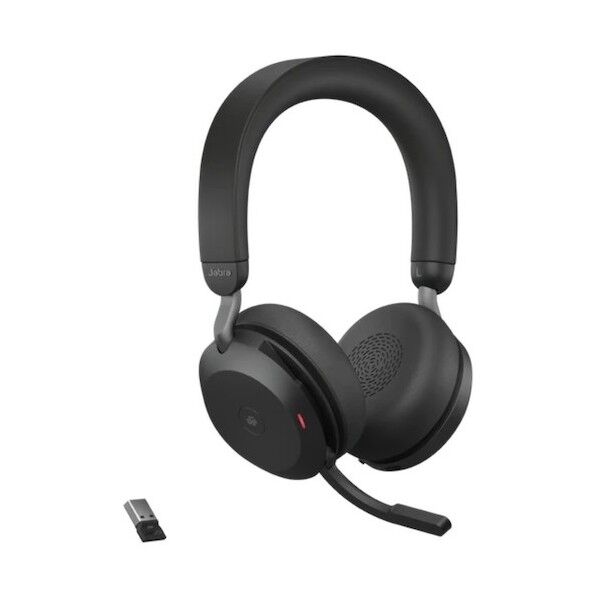 【法人専用品】Jabra Evolve2 75 Link380a MS Stereo Black レザー 幅145×高さ67×奥行き190mm 27599-999-999 1点