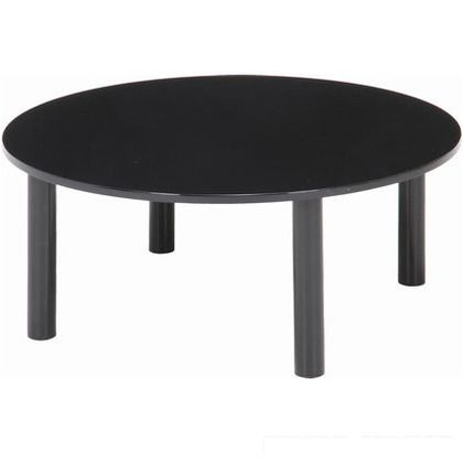 丸テーブル　エレン ブラック W800xD800xH330 10901 1