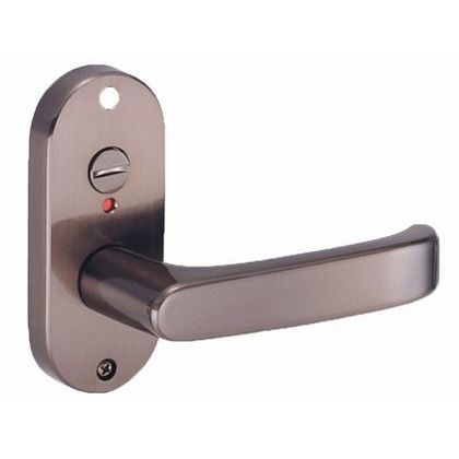 JLシリーズ 小判座表示錠(Ⅱ型) BS60MM ブラウンメッキ+電着クリアー仕上 JL-24-4K-Br 1