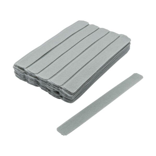 結束バンドタックタイ(ストリップタイプ) グレー HLB2S-C8 100本