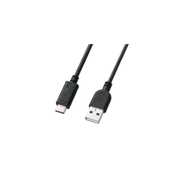 サンワサプライ USB2.0 TypeC - Aケーブル KU-CA05K 1点