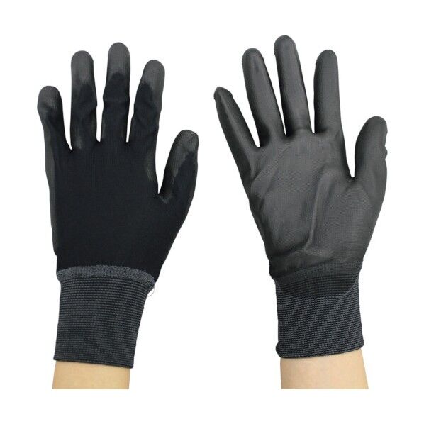 福徳 ガムテープが付きにくいPU ブラック L 405-L-BLK 1個