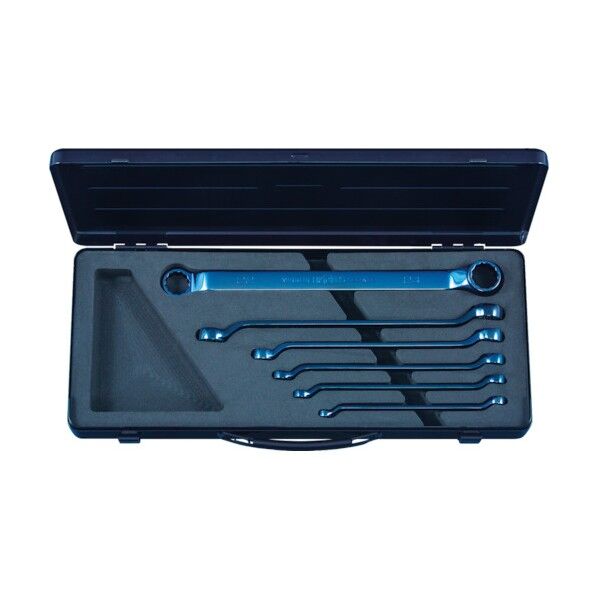 ネプロス　期間限定　ネプロス鉄紺４５°Ｘ６°めがねレンチセット［６本組］ 478 x 212 x 49 mm NTM506ZJB 1Ｓ