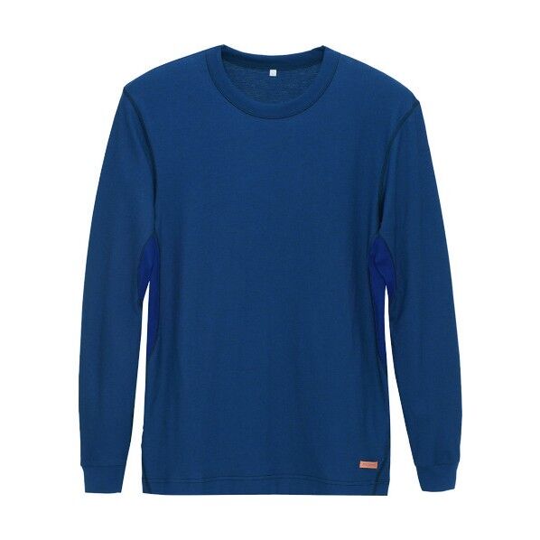 防炎長袖Tシャツ（在庫限り） 008ネイビー S EM1874 1