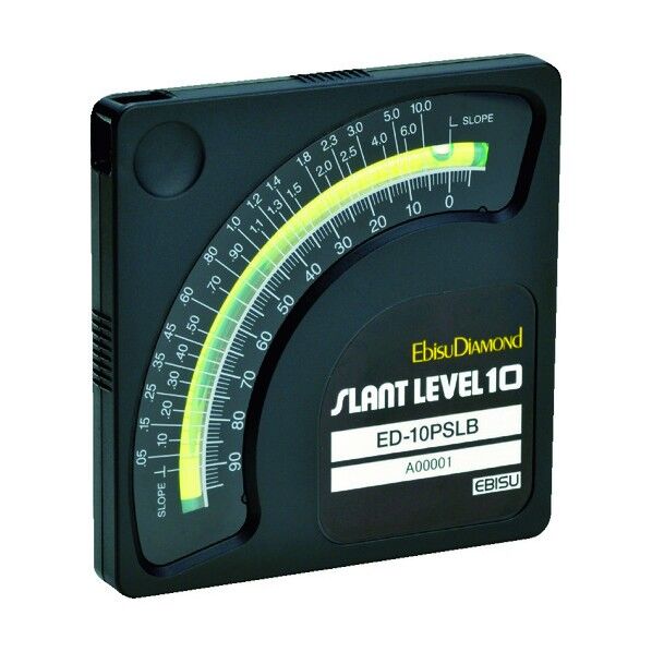 ダイヤモンドスラントレベル10ED-10PSLB ブラック 12X100X100mm ED-10PSLB 1点