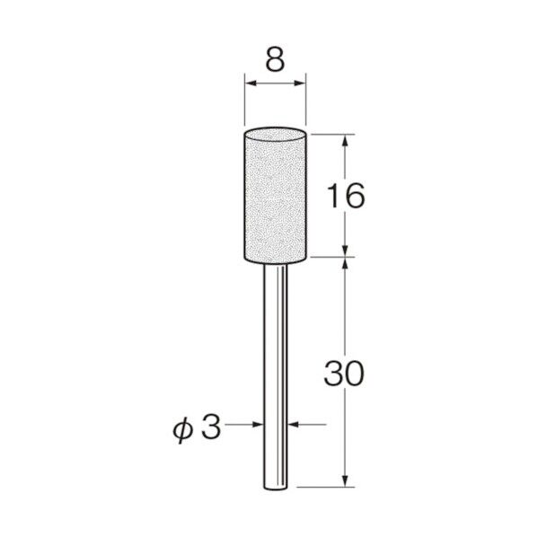 軸付砥石 G3128 5本