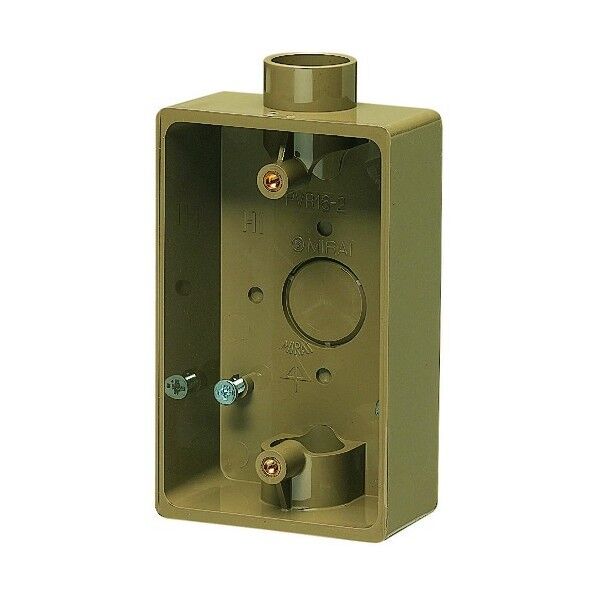 露出スイッチボックス PVR22-2LB