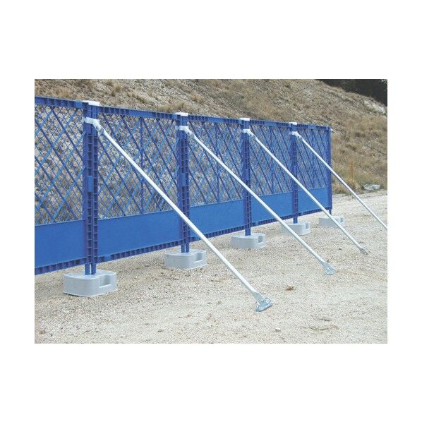 プラスチックフェンスKK用サポートパイプ(1500mmセットA2ベース付)