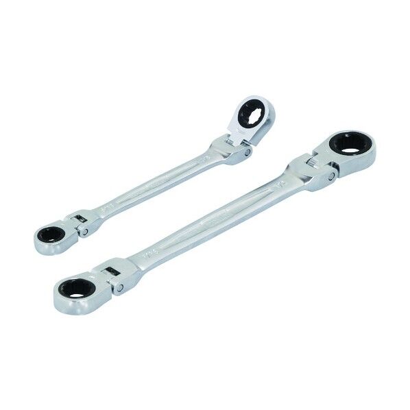 両首振ラチェットめがねレンチ(インチサイズ)