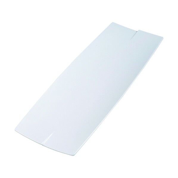 カーライル レイヴ レクタングルプレート L ホワイト 33324 NLI0605 1個