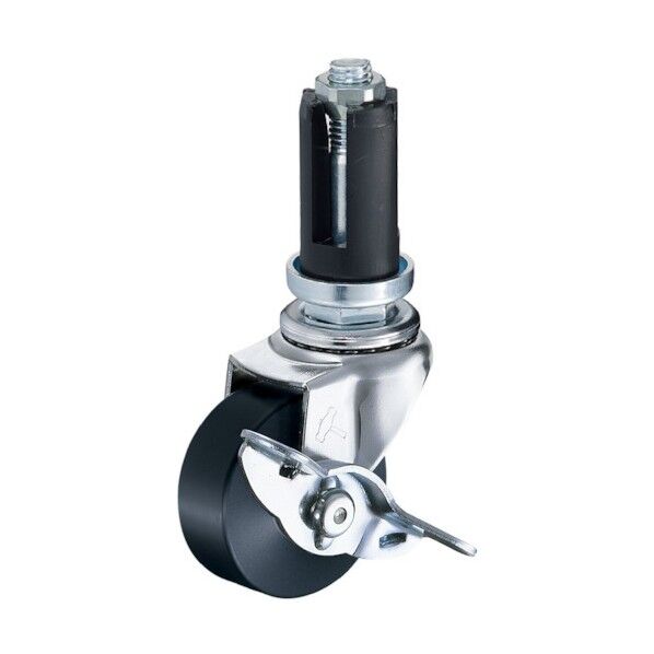 EUシリーズ自在SP付MCナイロン車40mm 平戸車 4153EUMC40 1個