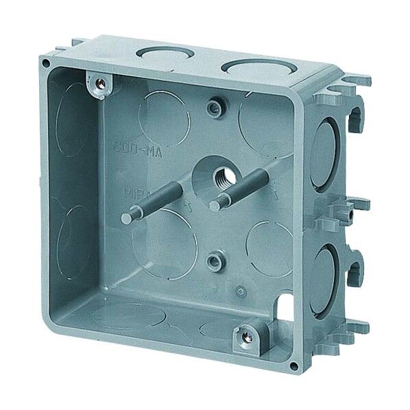 鉄筋ボックス (プラスチック製中形四角アウトレットボックス)