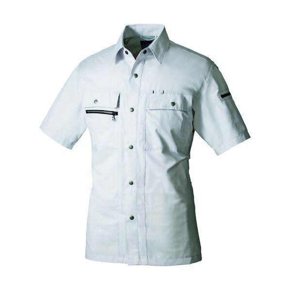 アジトマックス 半袖シャツ 003シルバーグレー 4L 3437 1