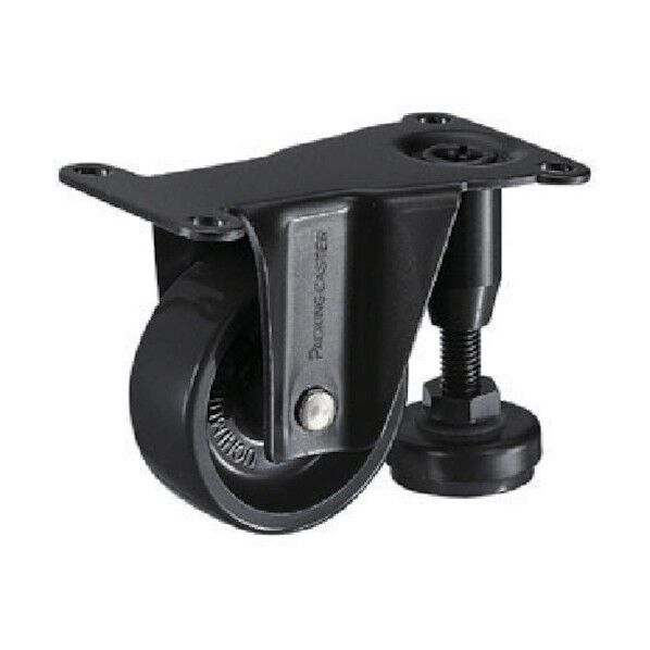 アジャスター付キャスター固定ナイロン車