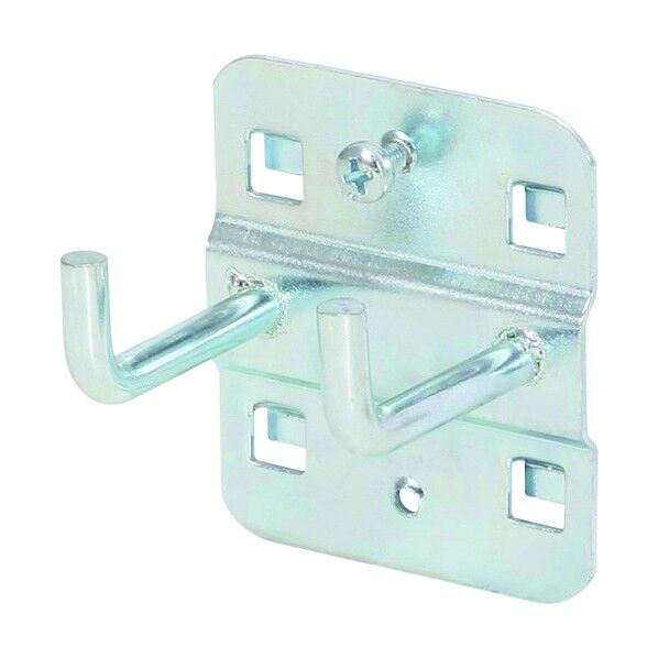 キャビネットワゴン用アクセサリ ダブルフック 35mm 705377 1点