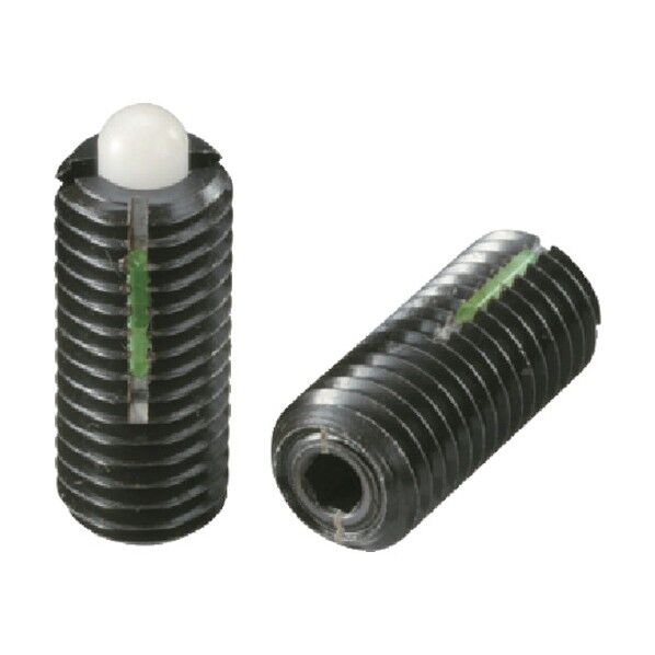 スプリングプランジャー(ロングロック付き) 軽荷重用 樹脂ピン