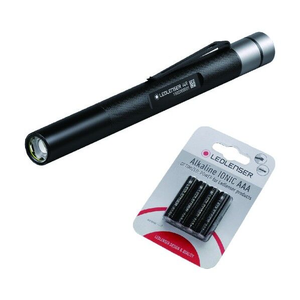充電式懐中電灯(LED) i4R オマケセット(オリジナル単4乾電池4本入リ付セット) 501953SET 1点