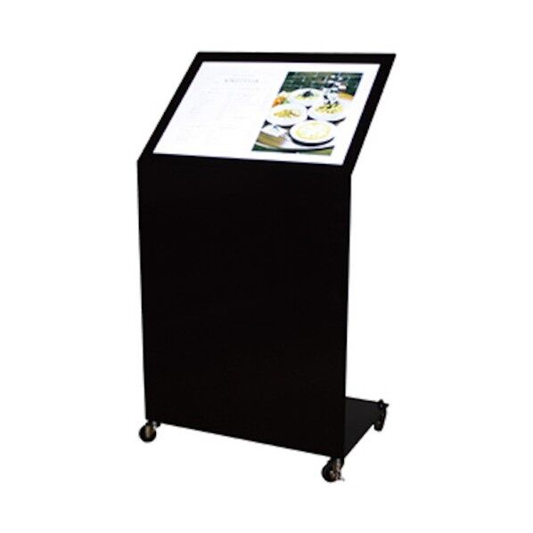 グリーンクロス メニュースタンド LD-202(LED内照式) ブラック 6300034023 1台