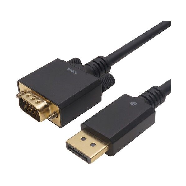 DisplayPort→VGA変換ケーブル