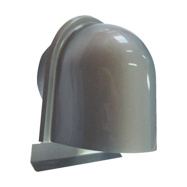 ステンU型フード付ガラリ 100mm GUSUS-100 1個