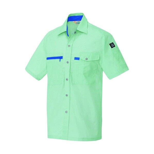 半袖シャツ(男女兼用) 005アースグリーン LL 5366 1