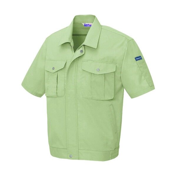 半袖ブルゾン（男女兼用） 005アースグリーン L 591 1