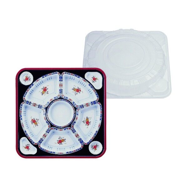 オードブル容器 有田 紺セット TO-460 XAZ1004 10セット