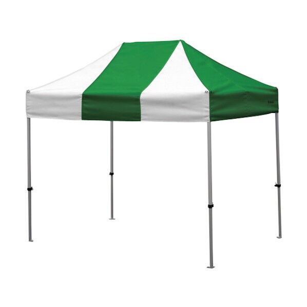 かんたんてんと 1.8m×2.7mオールアルミフレーム 緑白 KA/1.5WA-GW 1点