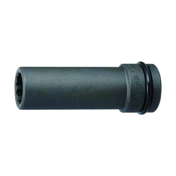 ミトロイ 3/8インパクトレンチ用ソケット(12角)ロング 19mm P4ML-19 1個