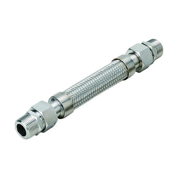 スリムユニオン式(メタルタッチ)フレキシブルホース オス×オス型 継手 NK-2000MM/SUS304-40A-1900L 1本