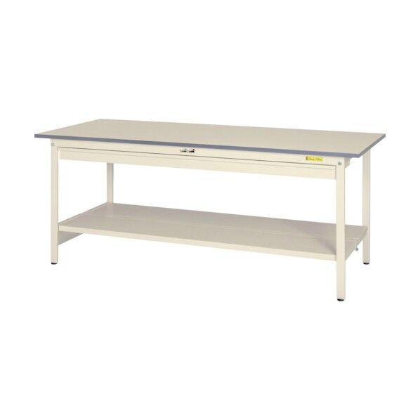ワークテーブル 150シリーズ 固定式 ワイド引出し付 SUP-1590WTT-WW 1点