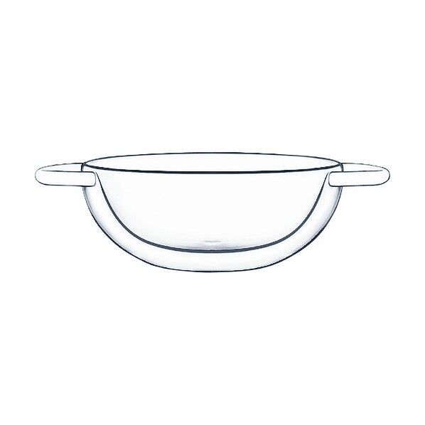 Bormioli Luig ダブルウォールフード&デザイン(2ヶ入) ウォック 11863/01 RBLG701 1点