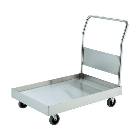 ステンレス台車 オールSUS304 皿型台車 1200X750 帯電防止U車輪 SSAR-1TBU 1点