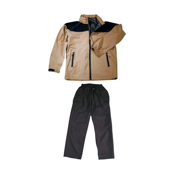 ストレッチ強化レインウェア サンドベージュ S #8600 6300031888 1着