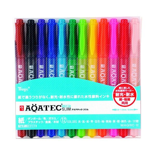 アクアテックスリム 12色セット MAQ70C-12 1点